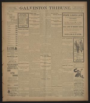 Galveston Tribune. (Galveston, Tex.), Vol. 23, No. 307, Ed. 1 Wednesday, November 18, 1903