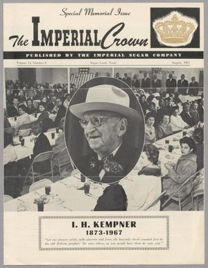 Primary view of object titled 'The Imperial Crown, Volume 15, Issue 8, August 1967'.