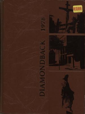 Primary view of object titled 'Diamondback, Yearbook of St. Mary's University, 1978'.