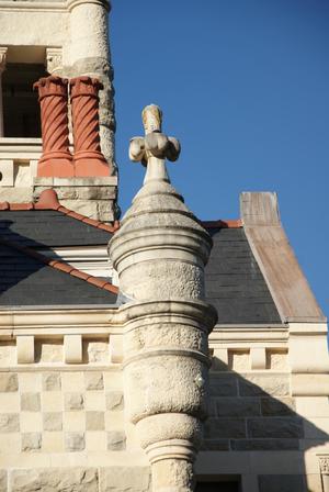 [Architectural Detail on Courthouse]