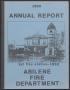Thumbnail image of item number 1 in: 'Abilene Fire Department Annual Report: 1980'.