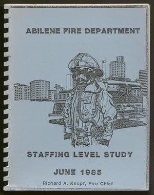 Abilene Fire Department Staffing Level Study
