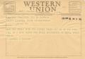 Letter: [Telegram from Herman J. Carson, March 24, 1955]