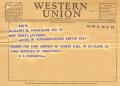 Letter: [Telegram from B. G. Crocker, April 14, 1955]