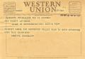 Letter: [Telegram from Emmette Chandler, March 18, 1955]
