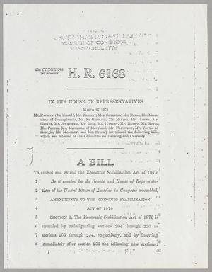 Primary view of object titled '93rd Congress, First Session, House Resolution 6168'.