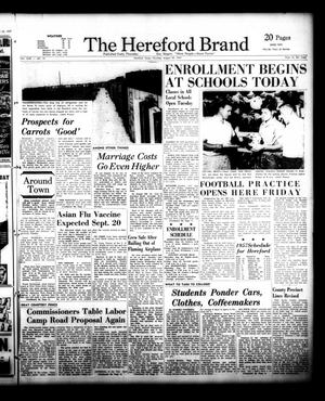 The Hereford Brand (Hereford, Tex.), Vol. 56, No. 35, Ed. 1 Thursday, August 29, 1957