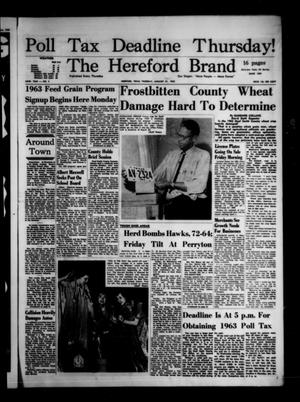 The Hereford Brand (Hereford, Tex.), Vol. 62, No. 5, Ed. 1 Thursday, January 31, 1963