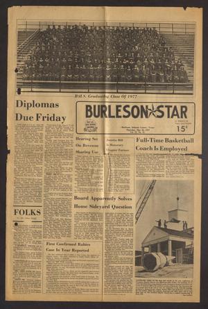 Primary view of object titled 'Burleson Star (Burleson, Tex.), Vol. 12, No. 31, Ed. 1 Thursday, May 26, 1977'.