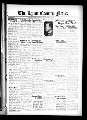 The Lynn County News (Tahoka, Tex.), Vol. 27, No. 48, Ed. 1 Thursday, July 23, 1931