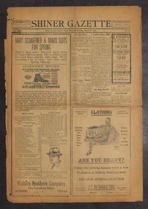 Shiner Gazette (Shiner, Tex.), Vol. 30, No. 23, Ed. 1 Thursday, March 22, 1923