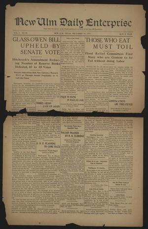 New Ulm Daily Enterprise (New Ulm, Tex.), Vol. 4, No. 80, Ed. 1 Tuesday, December 16, 1913