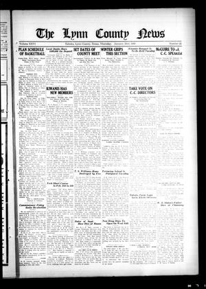 The Lynn County News (Tahoka, Tex.), Vol. 26, No. 22, Ed. 1 Thursday, January 23, 1930