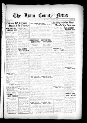 Primary view of object titled 'The Lynn County News (Tahoka, Tex.), Vol. 26, No. 32, Ed. 1 Thursday, April 3, 1930'.