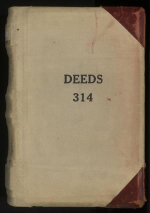 Primary view of object titled 'Travis County Deed Records: Deed Record 314'.
