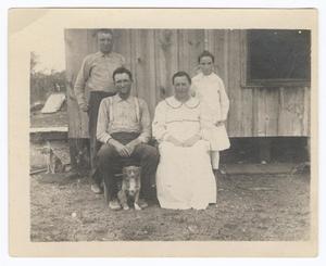 Primary view of object titled '[Photograph of Henry Williams and Family]'.