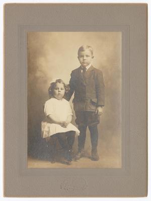 [Portrait of a Young Boy and Young Girl]