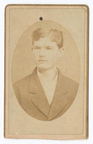 [Portrait of an Unknown Young Man Wearing a Light Color Tie]
