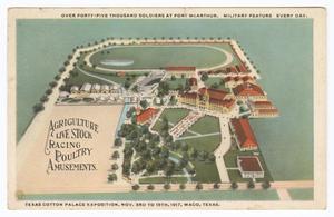 [Map of Texas Cotton Palace Exposition]