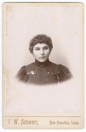 Primary view of object titled '[Unknown Dark Haired Woman in Dark Clothing]'.