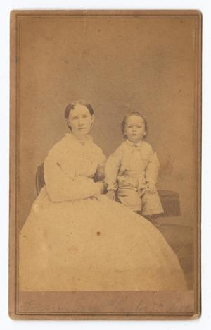 [Portrait of Mag Taylor and Son]