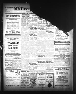 Denton Record-Chronicle. (Denton, Tex.), Vol. 16, No. [22], Ed. 1 Thursday, September 9, 1915