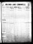 Newspaper: Record and Chronicle. (Denton, Tex.), Vol. 31, No. 31, Ed. 1 Thursday…