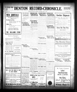 Denton Record-Chronicle. (Denton, Tex.), Vol. 15, No. 225, Ed. 1 Tuesday, May 4, 1915