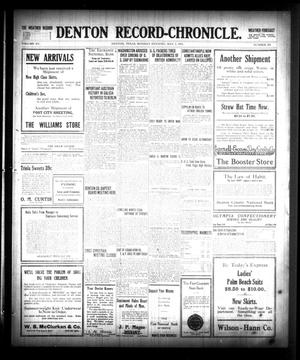 Denton Record-Chronicle. (Denton, Tex.), Vol. 15, No. 224, Ed. 1 Monday, May 3, 1915