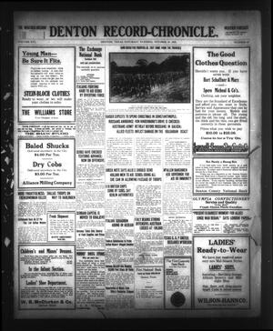 Denton Record-Chronicle. (Denton, Tex.), Vol. 16, No. 60, Ed. 1 Saturday, October 23, 1915