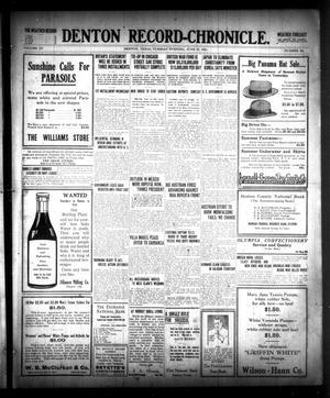 Denton Record-Chronicle. (Denton, Tex.), Vol. 15, No. 261, Ed. 1 Tuesday, June 15, 1915
