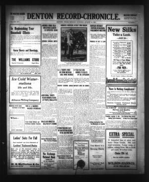 Denton Record-Chronicle. (Denton, Tex.), Vol. 16, No. 1, Ed. 1 Monday, August 16, 1915