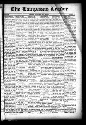 Primary view of object titled 'The Lampasas Leader (Lampasas, Tex.), Vol. 52, No. 40, Ed. 1 Friday, July 19, 1940'.