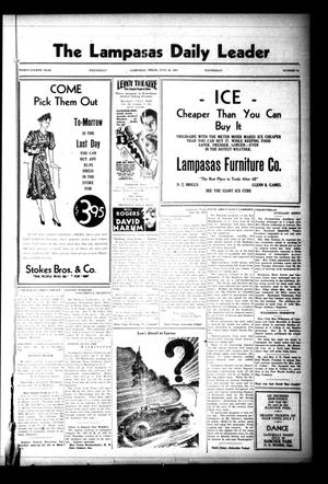 The Lampasas Daily Leader (Lampasas, Tex.), Vol. 34, No. 92, Ed. 1 Wednesday, June 23, 1937