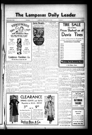 The Lampasas Daily Leader (Lampasas, Tex.), Vol. 36, No. 9, Ed. 1 Thursday, March 16, 1939