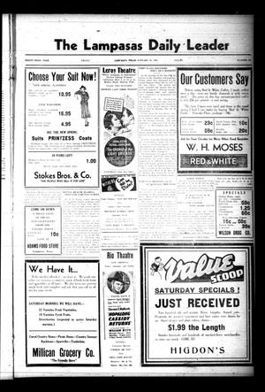 The Lampasas Daily Leader (Lampasas, Tex.), Vol. 33, No. 265, Ed. 1 Friday, January 15, 1937