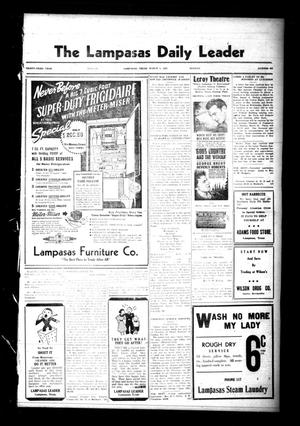 The Lampasas Daily Leader (Lampasas, Tex.), Vol. 33, No. 303, Ed. 1 Monday, March 1, 1937