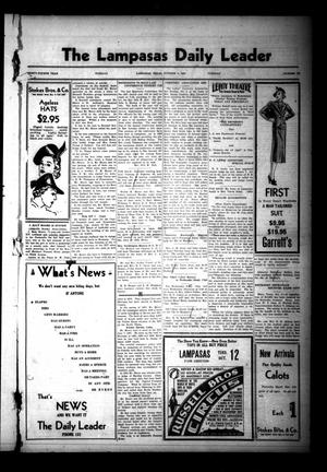 The Lampasas Daily Leader (Lampasas, Tex.), Vol. 34, No. 180, Ed. 1 Tuesday, October 5, 1937