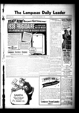The Lampasas Daily Leader (Lampasas, Tex.), Vol. 34, No. 237, Ed. 1 Monday, December 13, 1937