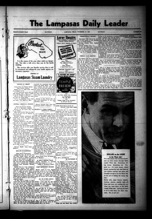 The Lampasas Daily Leader (Lampasas, Tex.), Vol. 34, No. 213, Ed. 1 Saturday, November 13, 1937