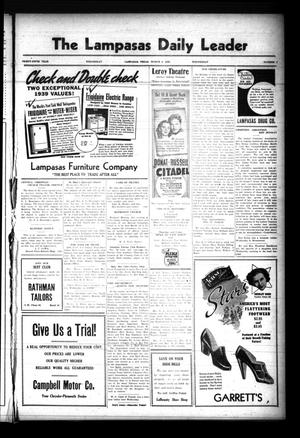 The Lampasas Daily Leader (Lampasas, Tex.), Vol. 36, No. 2, Ed. 1 Wednesday, March 8, 1939
