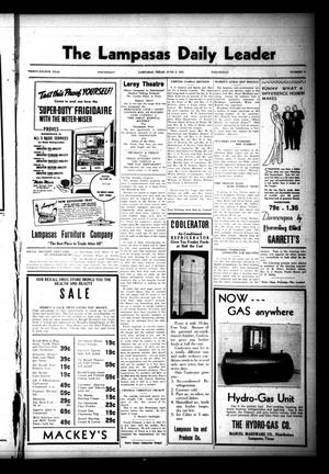 The Lampasas Daily Leader (Lampasas, Tex.), Vol. 34, No. 74, Ed. 1 Wednesday, June 2, 1937