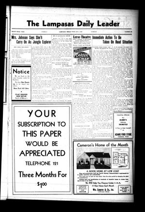 The Lampasas Daily Leader (Lampasas, Tex.), Vol. 33, No. 286, Ed. 1 Tuesday, February 9, 1937