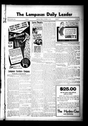 The Lampasas Daily Leader (Lampasas, Tex.), Vol. 34, No. 215, Ed. 1 Tuesday, November 16, 1937