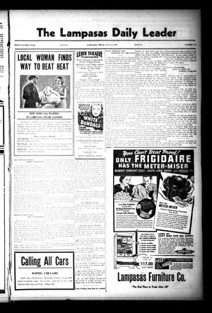 The Lampasas Daily Leader (Lampasas, Tex.), Vol. 34, No. 113, Ed. 1 Monday, July 19, 1937