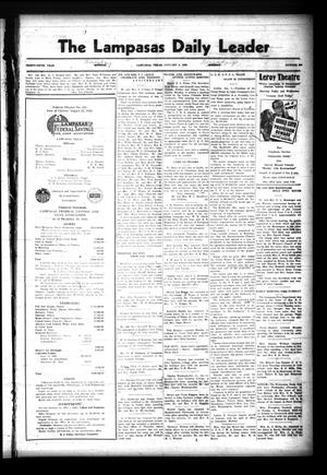 Primary view of object titled 'The Lampasas Daily Leader (Lampasas, Tex.), Vol. 35, No. 286, Ed. 1 Tuesday, January 3, 1939'.