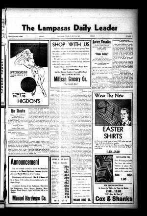 The Lampasas Daily Leader (Lampasas, Tex.), Vol. 34, No. 11, Ed. 1 Friday, March 19, 1937