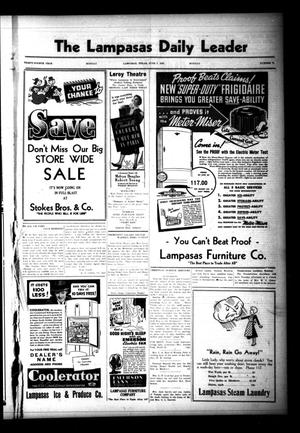 The Lampasas Daily Leader (Lampasas, Tex.), Vol. 34, No. 78, Ed. 1 Monday, June 7, 1937