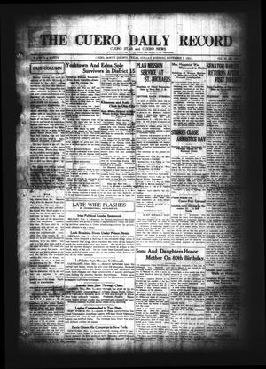 The Cuero Daily Record (Cuero, Tex.), Vol. 61, No. 106, Ed. 1 Sunday, November 2, 1924