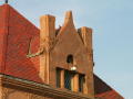 Photograph: [Detail on Courthouse]